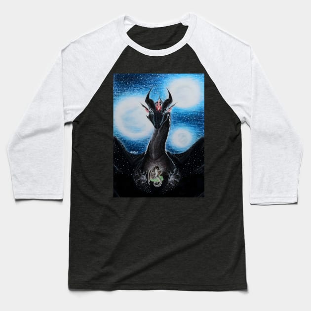 Darkstalker and Peacemaker Baseball T-Shirt by Lycoris ArtSpark